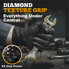 TitanFlex black gloves provide a professional appearance for mechanics and technicians
