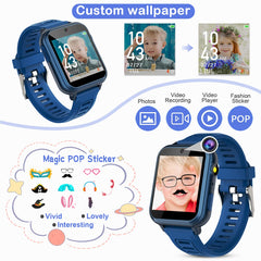Tixpc Kids Smart Watch wrist-worn image highlights durable strap for active children