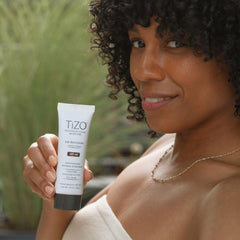 Ceramides in TIZO AM Replenish SPF 40 support moisture barrier