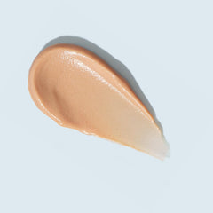 Texture swirled on skin showing smooth, even coverage