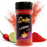 Tizon Lumbre powder poured over snacks for bold flavor enhancement.
