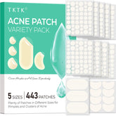 TKTK 443 count pimple patches pack for versatile on the go skin care.