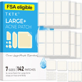 TKTK large patch 31x18mm on skin for targeted facial coverage.