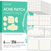 TKTK Pimple Patches visible 6-sizes coverage for versatile use on face