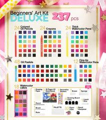 TMOL watercolor cakes and oil pastels for vibrant artwork