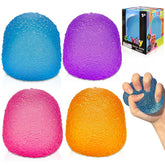 tngtswwcv four-pack stress balls in vibrant colors for desk relief and focus.