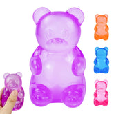 tngtswwcv stress bear squishy ball in purple for calming fidgeting and desk relief.