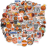 TNIXNCK basketball stickers on water bottle for personalized sport look and durability