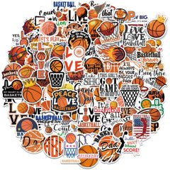 TNIXNCK basketball stickers on water bottle for personalized sport look and durability