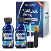 Tobcharm toenail fungus treatment bottle shows the 25 percent undecylenic acid formula for growth support.