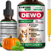 TOBYDIC gouttes en bouteille digestives pour le soutien intestinal naturel des chiens et chats.