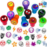 TOCKFIT Spide Stampers in 12 designs for colorful party crafts.