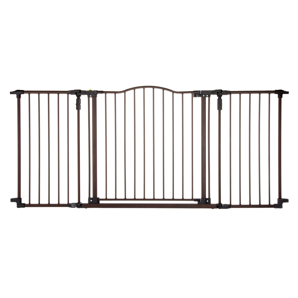 Toddleroo by North States Deluxe Decor Gate door open for easy family passage.
