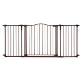 Toddleroo by North States Deluxe Decor Gate door open for easy family passage.