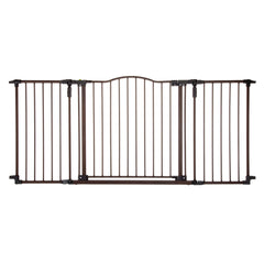 Toddleroo by North States Deluxe Decor Gate door open for easy family passage.