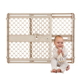Toddleroo Supergate Ergo gate secured doorway for toddler safety