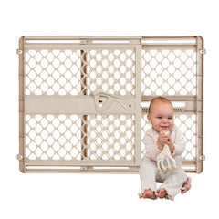 Toddleroo Supergate Ergo gate secured doorway for toddler safety