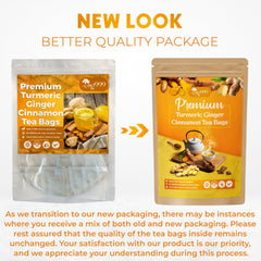 TOG999 tea bags packaging in resealable bag preserves freshness for busy days