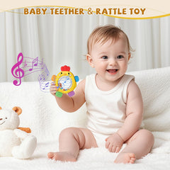 TOHIBEE easy-grip chick teether designed for small hands