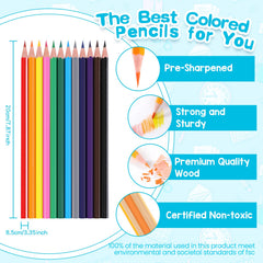 Toidgy classroom art supplies for easy distribution among students.