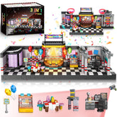 Tokmoc Pro Security Room Building Block Toy setup recreates the iconic game stage for immersive play.