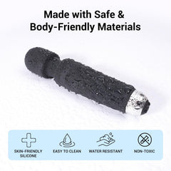 Tokomes compact handheld massager designed for on-the-go therapy.