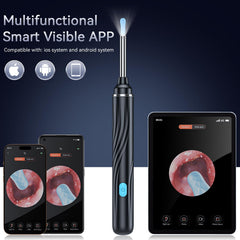 Tomaje ear wax camera brightness control for precise inspection.