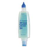 Tombow MONO Aqua glue bottle front label highlighting clear-drying formula for crafts.