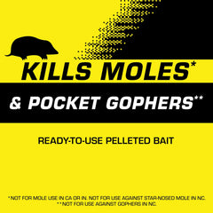 Close-up of Tomcat bait pellets showing small, fast-acting granules