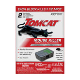 Tomcat Mouse Killer Child-Resistant Station close-up shows tamper-resistant lid for safety.