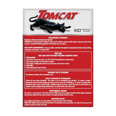 Tomcat Mouse Killer Station indoors behind appliance demonstrates discreet placement.