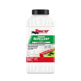 Tomcat Repellents granules spread around exterior to deter rodents.