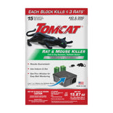 Tomcat station with see-through window for easy bait monitoring indoors and outdoors.