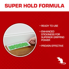 Tomcat Super Hold Glue Traps ready-to-use image for immediate wall placement.