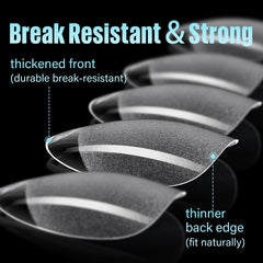 TOMICCA twelve sizes size guide top view helps perfect fit
