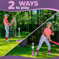Tomleon batting tee included for comfy swings