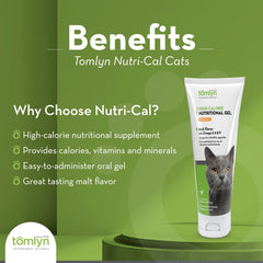 Tomlyn Nutri-Cal bottle pour demonstrates easy administration for busy owners