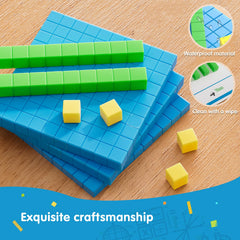 TOMMYHOME Storage box keeps base ten pieces organized for quick lessons