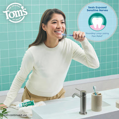 Finger massage applied to a sensitive tooth for 1 minute