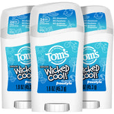 Tom's of Maine Wicked Cool Freestyle packaging on a tween-friendly shelf, natural deodorant.