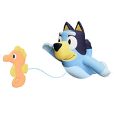 TOMY Toomies Bluey swimming bath toy face-front encourages water confidence in toddlers.