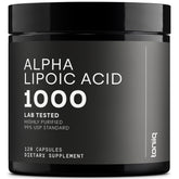 Toniiq Alpha Lipoic Acid capsules pour for daily use