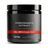 Toniiq Pomegranate Extract bottle front highlights premium potency for daily wellness.