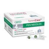 TonmiCare pen needles box image shows ultra-fine design for smoother injections.