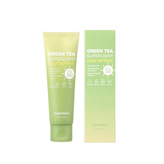 TONYMOLY sunscreen swatch reveals a smooth, non-greasy finish
