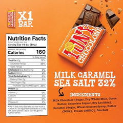 Tony's Chocolonely milk nougat bar image with chewy texture and creamy chocolate.