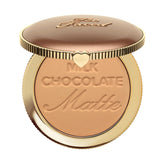 Too Faced Chocolate Soleil compact shown for a natural warm glow.