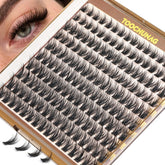 TOOCHUNAG short lash clusters 3D manga close-up for natural wispy volume.