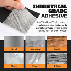 TOOLTROOPERS TITANPATCH PRO on a gutter seam for lasting protection.