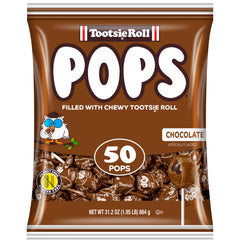 Tootsie Pops chocolate shell bag shown for sharing at gatherings